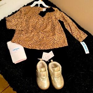 Girls toddlers leopard outfit